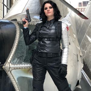 Female Winter Solider Costume Cosplay Marvel